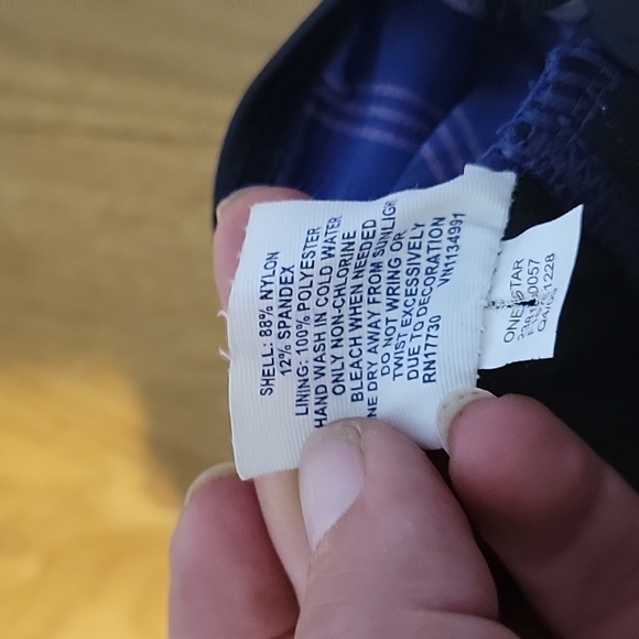 Converse small purple and black one piece daux button high cut bottom swimsuit - Picture 7 of 9